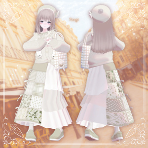 🐰10/15まで半額🐰【31アバター対応】Quilting Bunny【VRC想定衣装】 缩略图 31