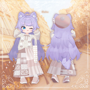 🐰10/15まで半額🐰【31アバター対応】Quilting Bunny【VRC想定衣装】 缩略图 27