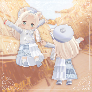 🐰10/15まで半額🐰【31アバター対応】Quilting Bunny【VRC想定衣装】 缩略图 30