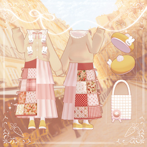 🐰10/15まで半額🐰【31アバター対応】Quilting Bunny【VRC想定衣装】 缩略图 2