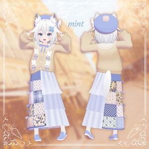 【19アバター対応】Quilting Bunny【VRC想定衣装】 缩略图 6