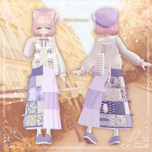 🐰10/15まで半額🐰【31アバター対応】Quilting Bunny【VRC想定衣装】 缩略图 23
