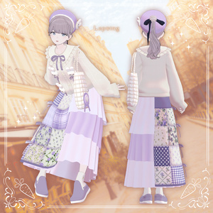 🐰10/15まで半額🐰【31アバター対応】Quilting Bunny【VRC想定衣装】 缩略图 22