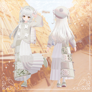 🐰10/15まで半額🐰【31アバター対応】Quilting Bunny【VRC想定衣装】 缩略图 32