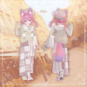 🐰10/15まで半額🐰【31アバター対応】Quilting Bunny【VRC想定衣装】 缩略图 4