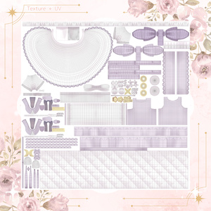 【20アバター対応】Mery Rococo【VRC想定衣装】 缩略图 15