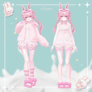 【37アバター対応】Milk Bunny Hug Time【VRC想定衣装】 缩略图 42