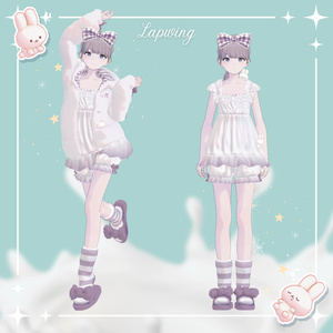【37アバター対応】Milk Bunny Hug Time【VRC想定衣装】 缩略图 27