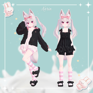 【37アバター対応】Milk Bunny Hug Time【VRC想定衣装】 缩略图 14