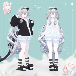 【37アバター対応】Milk Bunny Hug Time【VRC想定衣装】 缩略图 31