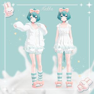 【37アバター対応】Milk Bunny Hug Time【VRC想定衣装】 缩略图 17