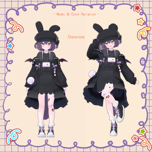 【23アバター対応】お散歩Rabbit♪*【VRChat想定衣装】 缩略图 8