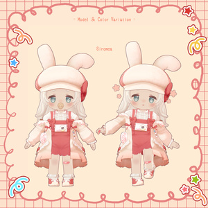 【23アバター対応】お散歩Rabbit♪*【VRChat想定衣装】 缩略图 26
