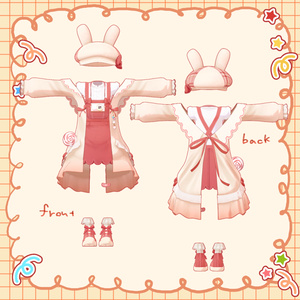 【23アバター対応】お散歩Rabbit♪*【VRChat想定衣装】 缩略图 5