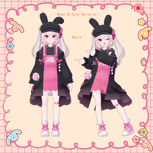 【23アバター対応】お散歩Rabbit♪*【VRChat想定衣装】 缩略图 11