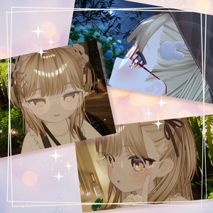 【VRChat想定アクセサリー】 Rabbit glasses* 缩略图 15