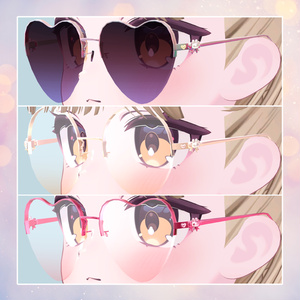 【VRChat想定アクセサリー】 Rabbit glasses* 缩略图 13