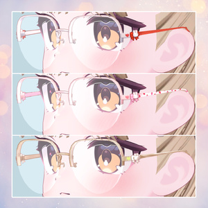 【VRChat想定アクセサリー】 Rabbit glasses* 缩略图 9