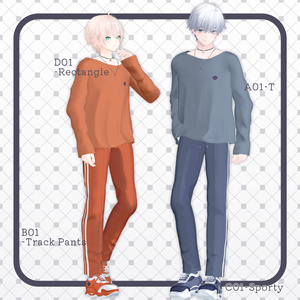 D01-Rectangle 「男性アバター専用」 缩略图 8