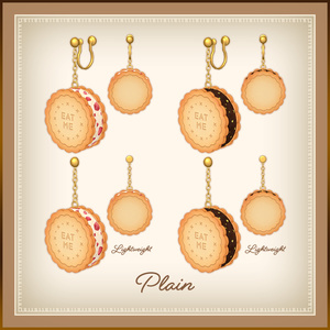 バターサンドイヤリング | Butter sand earrings | PhysBone設定済 缩略图 3