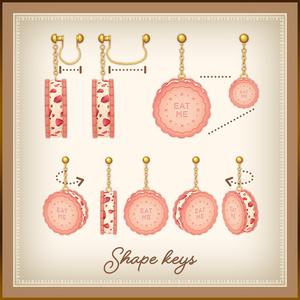 バターサンドイヤリング | Butter sand earrings | PhysBone設定済 缩略图 5