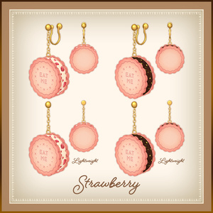 バターサンドイヤリング | Butter sand earrings | PhysBone設定済 缩略图 2
