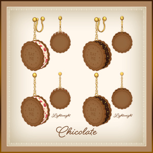 バターサンドイヤリング | Butter sand earrings | PhysBone設定済 缩略图 4