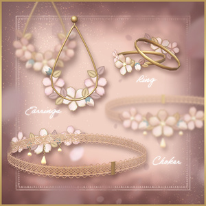微睡む春の桜アクセサリー | Cherry blossom accessories 缩略图 6