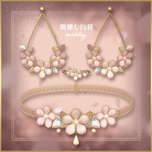 微睡む春の桜アクセサリー | Cherry blossom accessories 缩略图 5