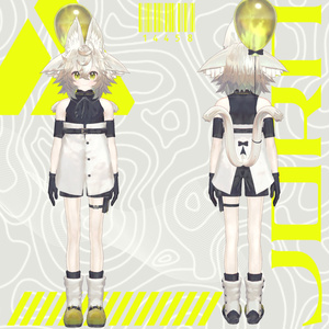 オリジナル3Dモデル『四つ耳のヨルン』 缩略图 4