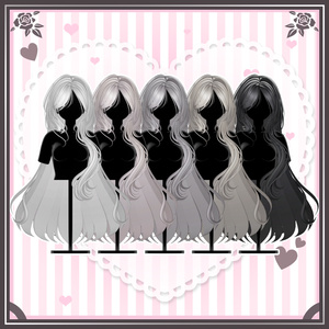 「VRC Hair」 Love chase Long Hair ➳♡ 缩略图 10