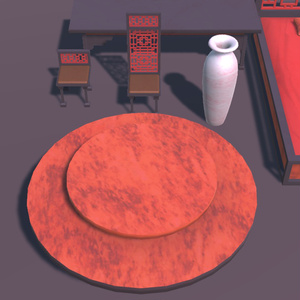 中華飯店の家具【VR向け 3Dモデル】 缩略图 5