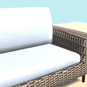 リゾートの家具１【VR向け 3Dモデル】 缩略图 3