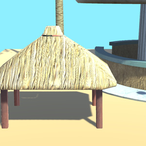 リゾートの家具２【VR向け 3Dモデル】 缩略图 3