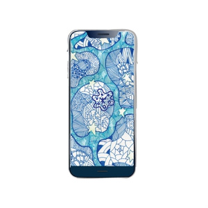 アメーバ「欺瞞」抽象イラストスマホ用壁紙