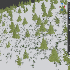 Blender用　モデル配置アドオン　お手軽Scatter