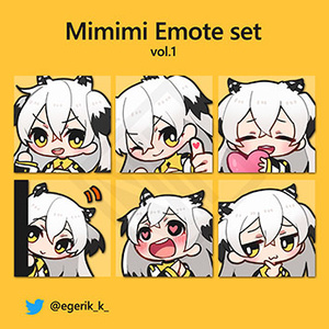 Mimimi Emote set vol.1