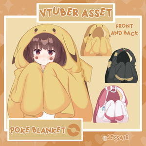 Pokemon Blankets for Vtuber models [Vroid, Live2D, Pngtuber]