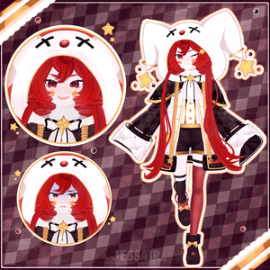 [VTuberのモデルを依頼する] VTUBER CUSTOM MODEL COMMISSION | VRChat | VRoid | VRM | Vtubing | Streaming | Vtuber Model