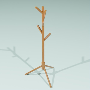 【3D素材‗fbx】ポールハンガー