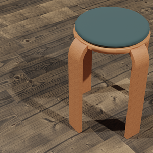 【3D素材_fbx】スツール