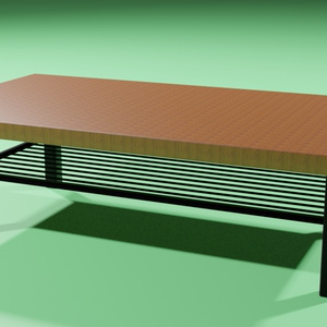 【3D素材_fbx】ローテーブル