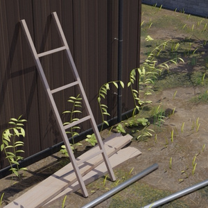 【3D素材_fbx】はしご