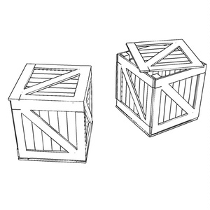 【3D素材_fbx】木箱 缩略图 4