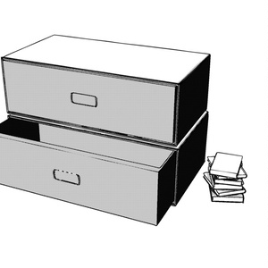 【3D素材_fbx】引き出しケース 缩略图 3