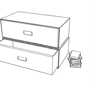 【3D素材_fbx】引き出しケース 缩略图 4