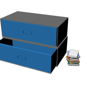 【3D素材_fbx】引き出しケース 缩略图 2