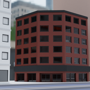 【3D素材_fbx】ビル