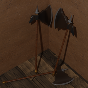 【3D素材_fbx】斧