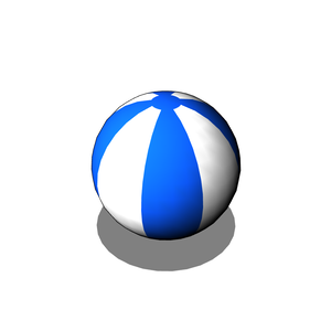 【3D素材_fbx】ビーチボール